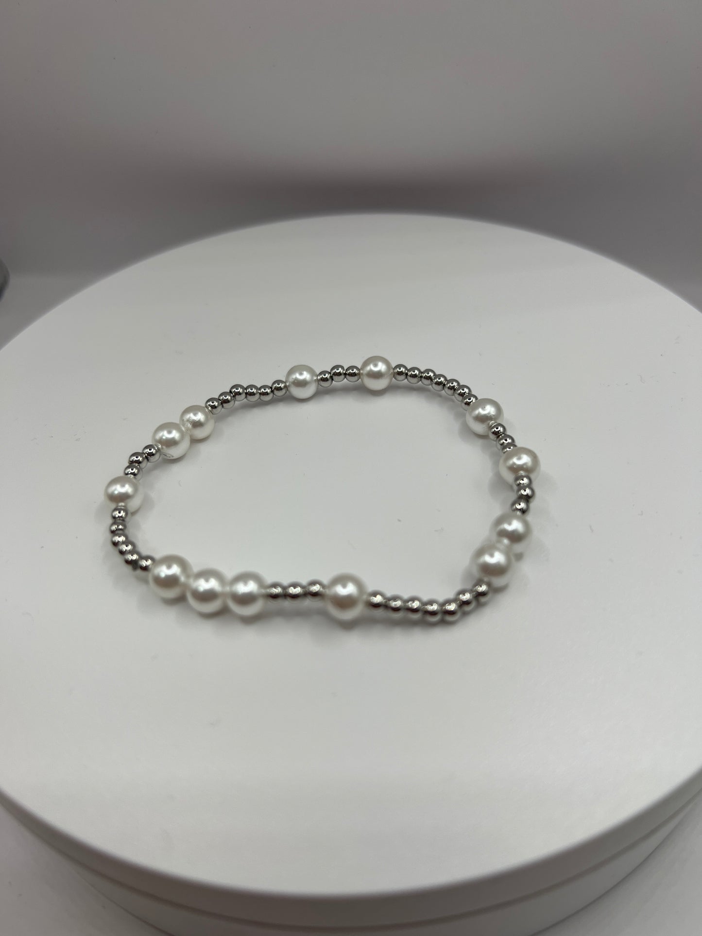 SILVER BEAD BRACELETS