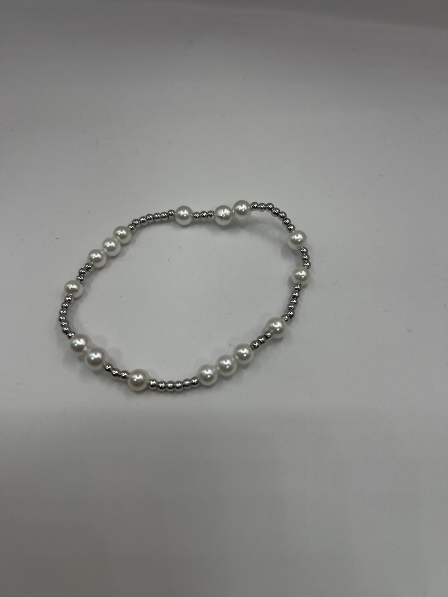 SILVER BEAD BRACELETS