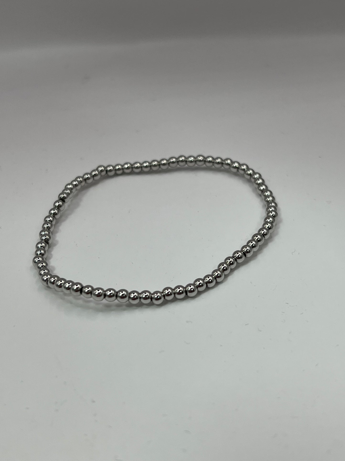 SILVER BEAD BRACELETS