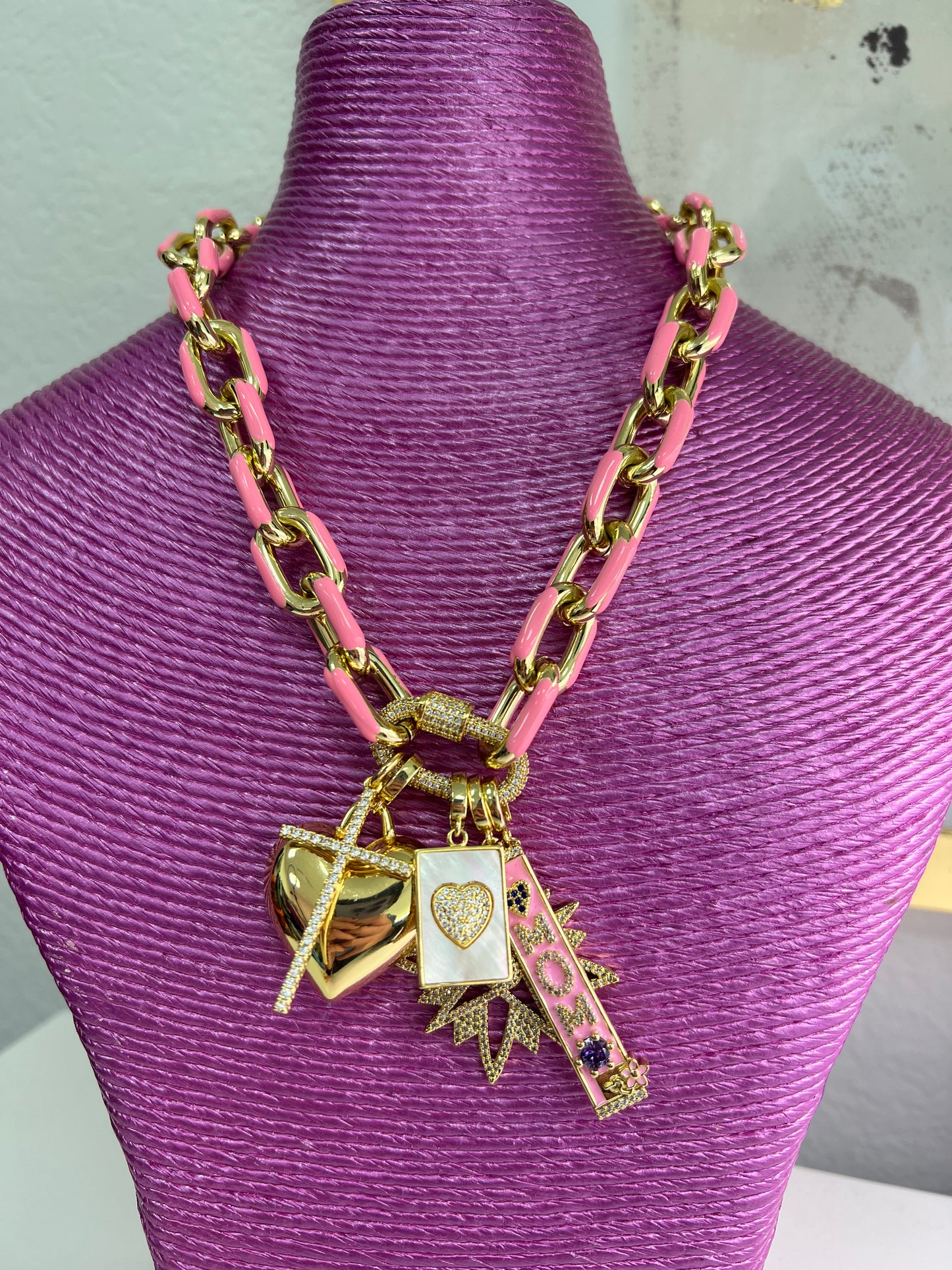 Custom Charm Necklace (multiple colors and styles!)