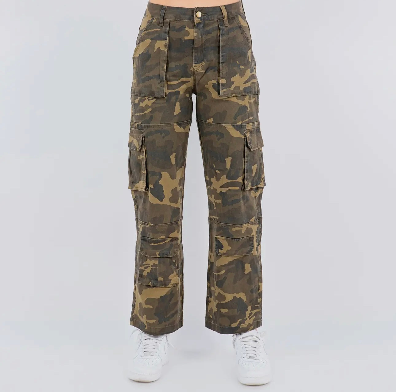 Heather Welper Collection Camo Cargo Jeans