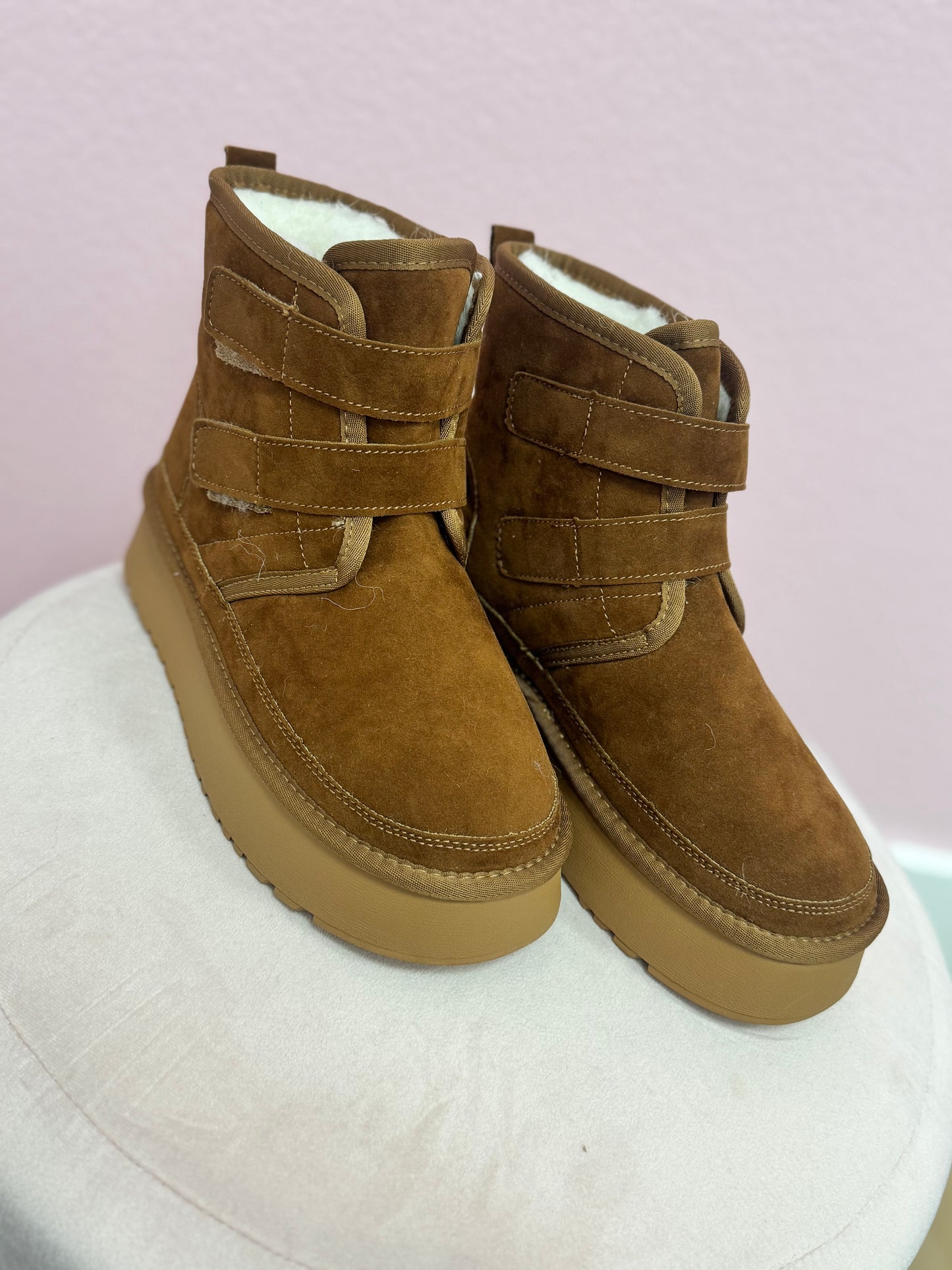 Platform Sherpa Double Strap Boot