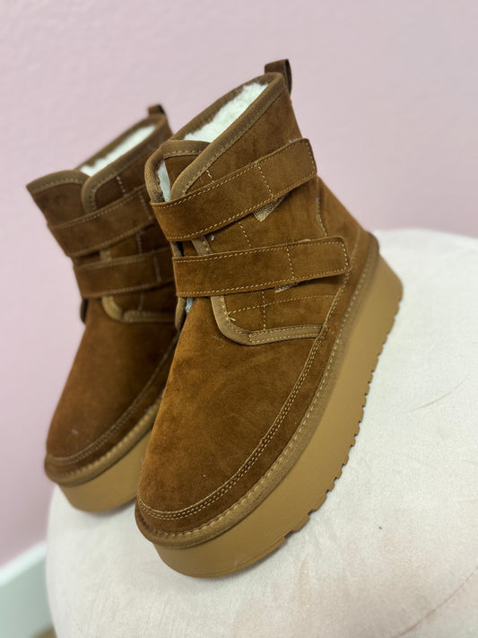 Platform Sherpa Double Strap Boot