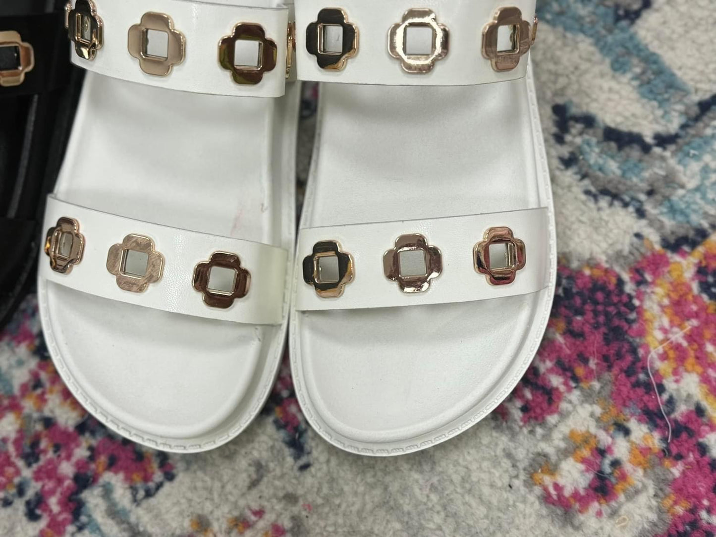 Geometric Slide Sandals (3 colors) FS