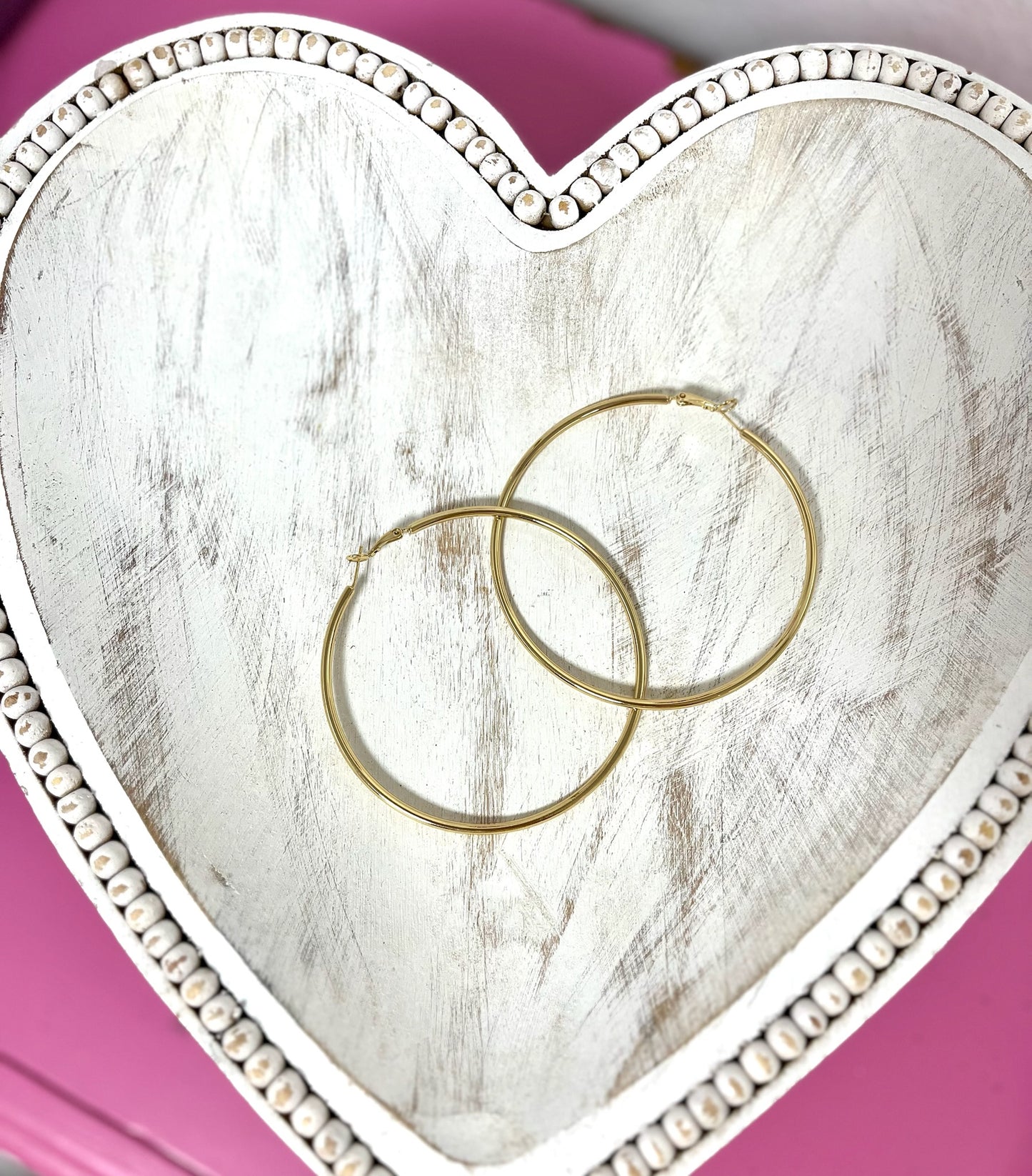 14k Dipped Hoops (Silver and Gold & 2 sizes)