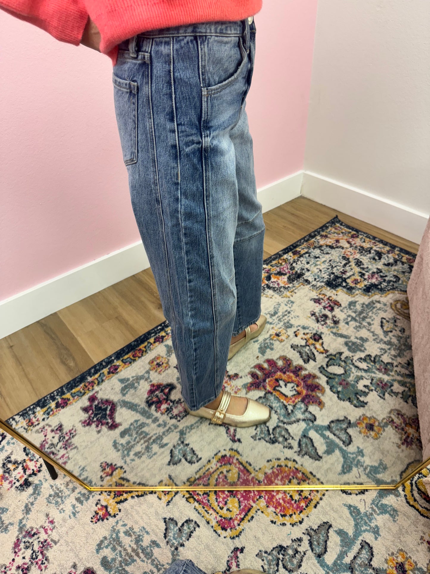 Vervet High Rise Classic Barrel Jeans