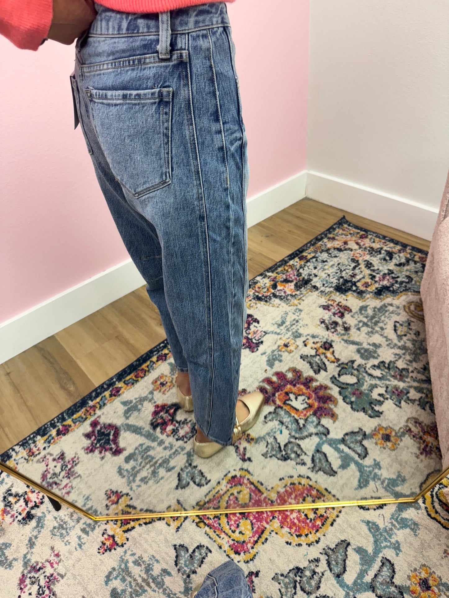 Vervet High Rise Classic Barrel Jeans