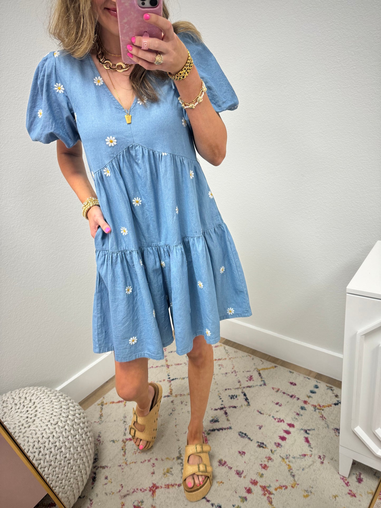 Daisy Denim Romper FS