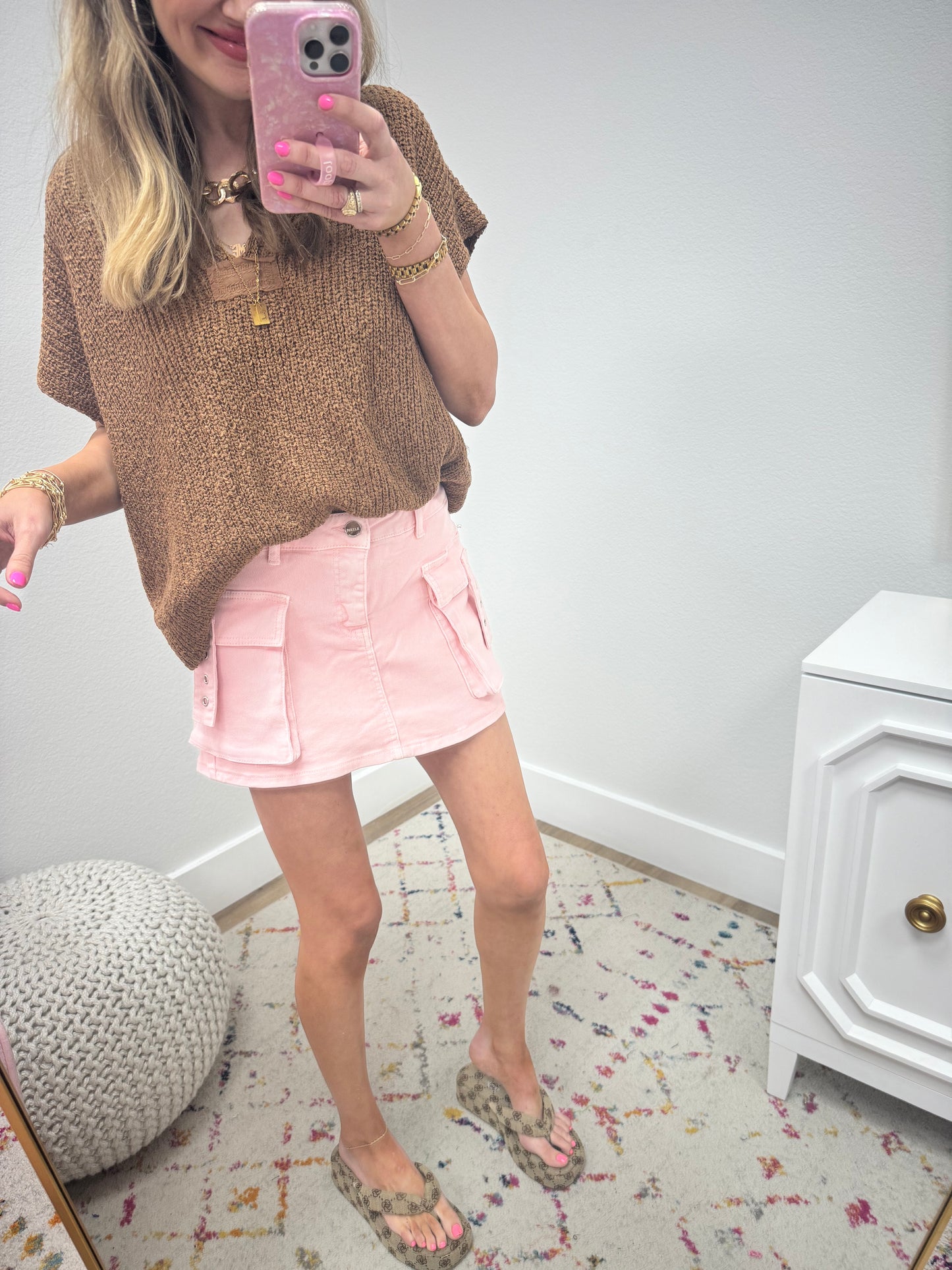 Risen Pink Cargo SKORT FS