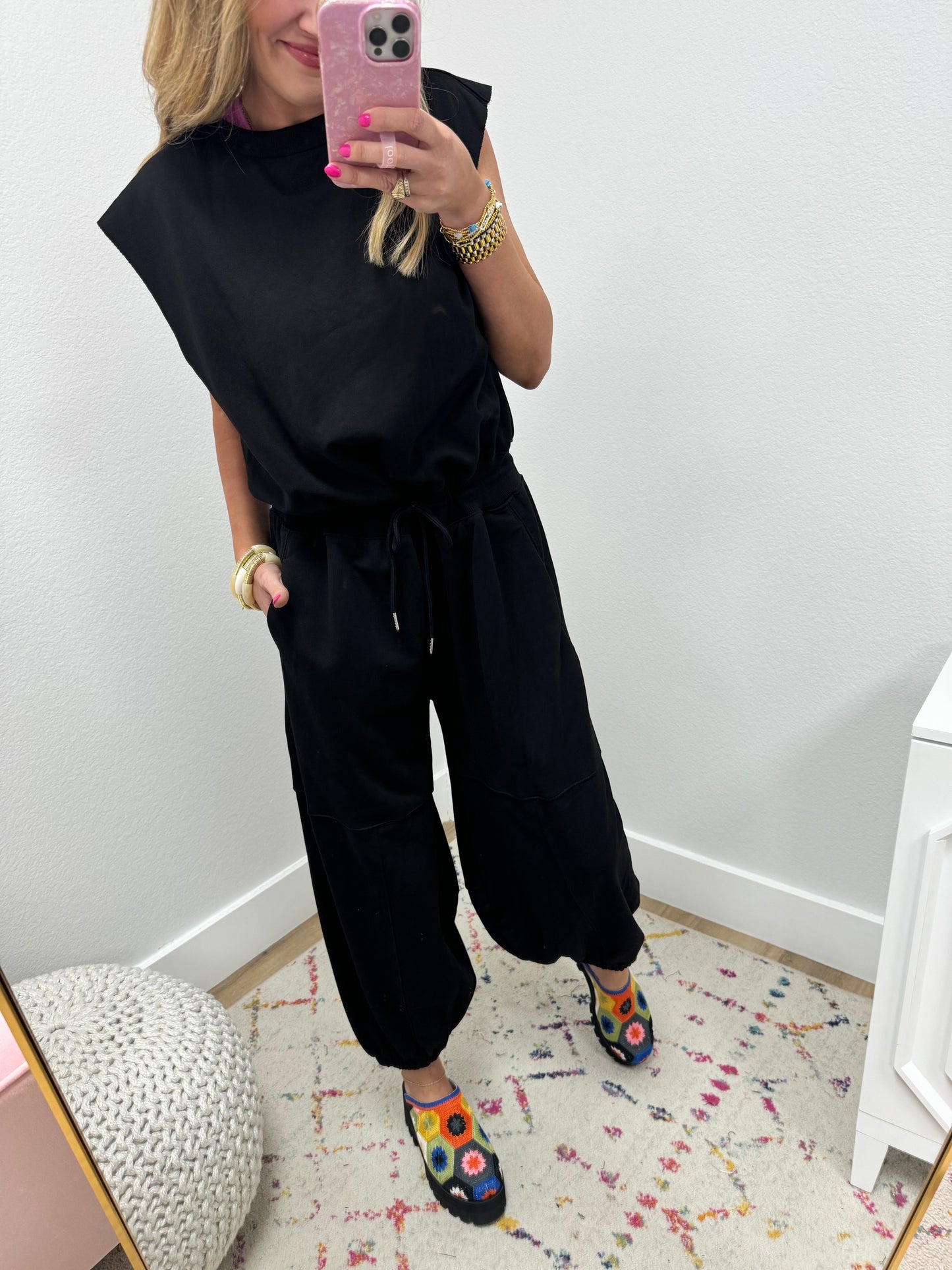 Drawstring Waist Jumpsuit (Multiple Colors) FS