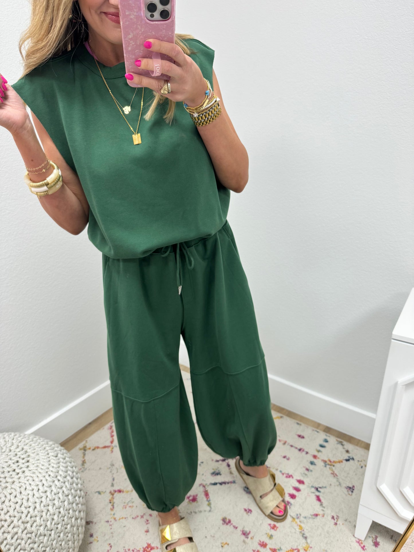 Drawstring Waist Jumpsuit (Multiple Colors) FS