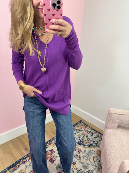 Violet Dreamers Sweater