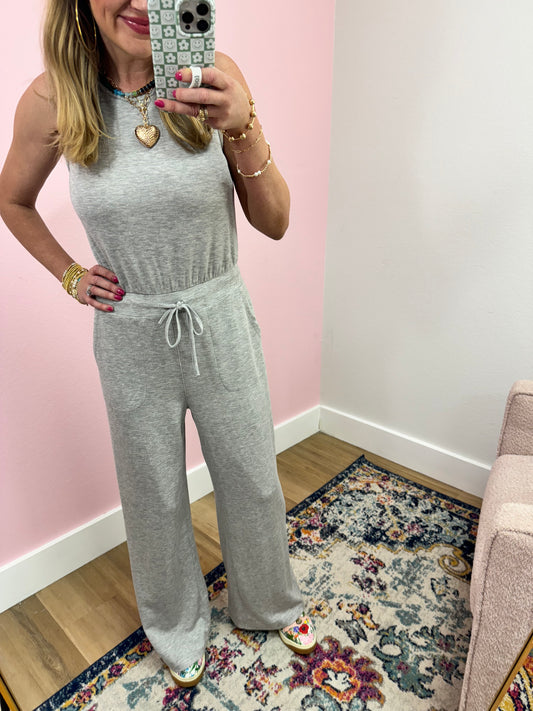 Gray Scuba Jumpsuit