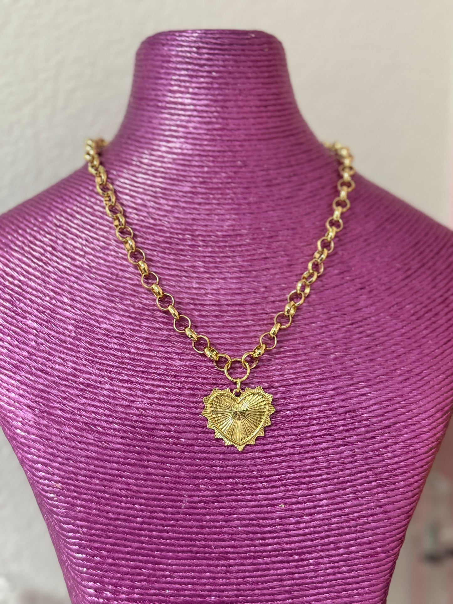 Heart Shaped Zirconia Necklace