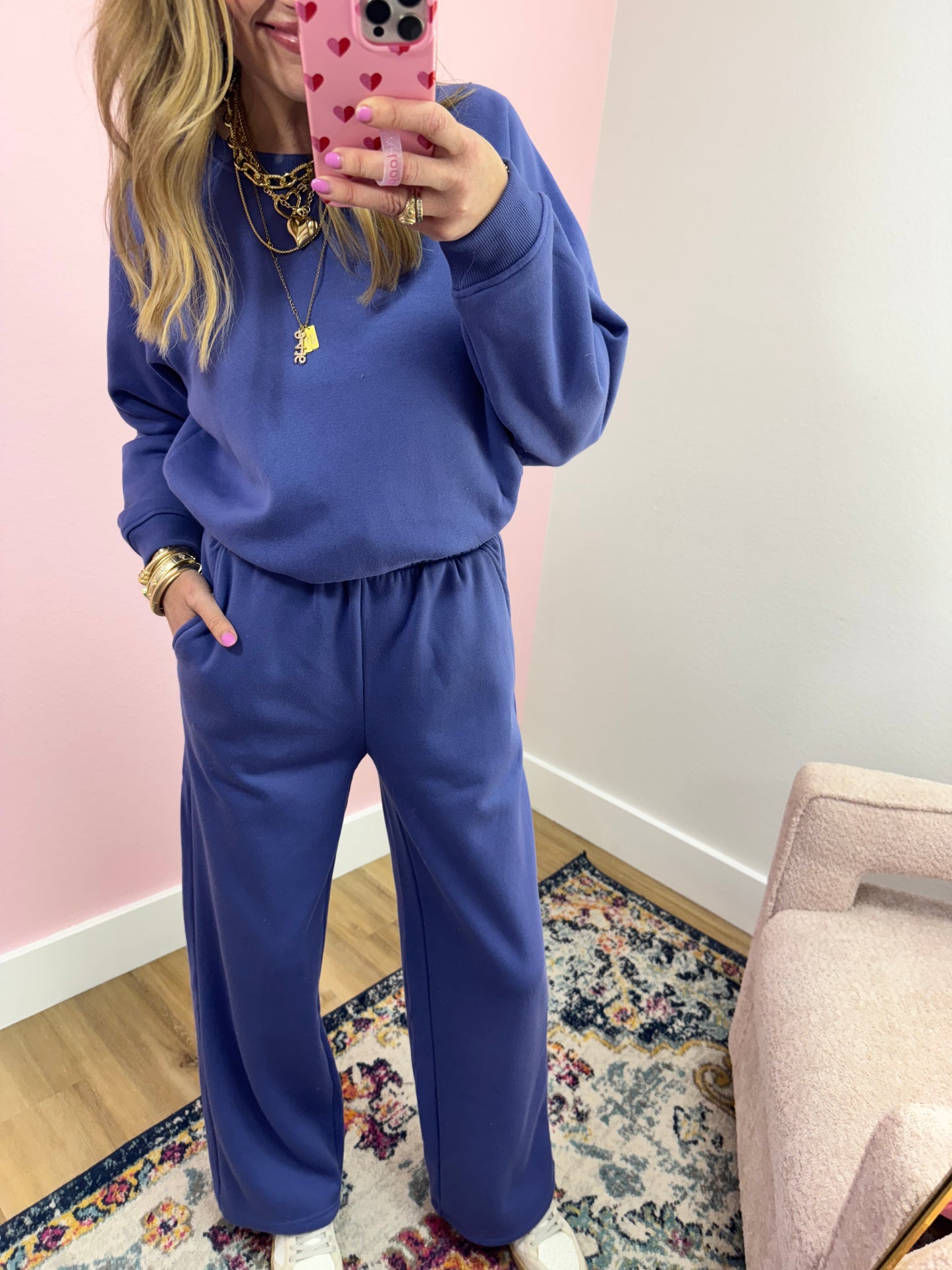 Marlin Wide Leg Two Piece Sweatsuit