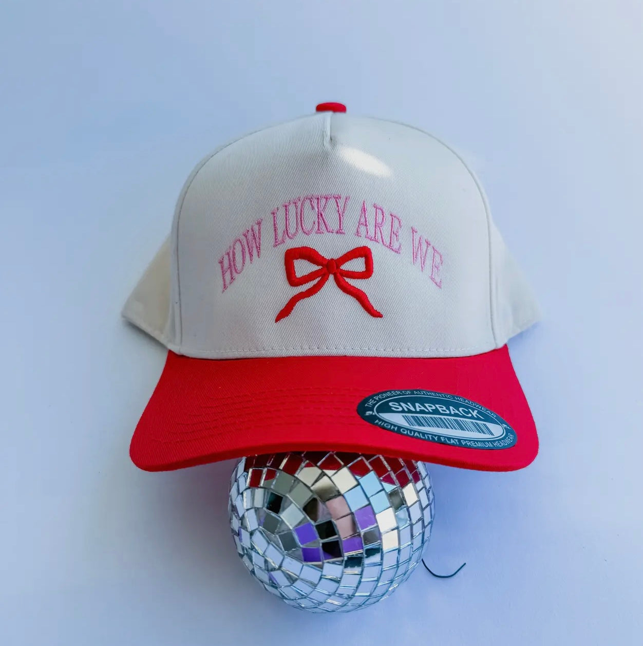 How Lucky Are We Puff Trucker Hat