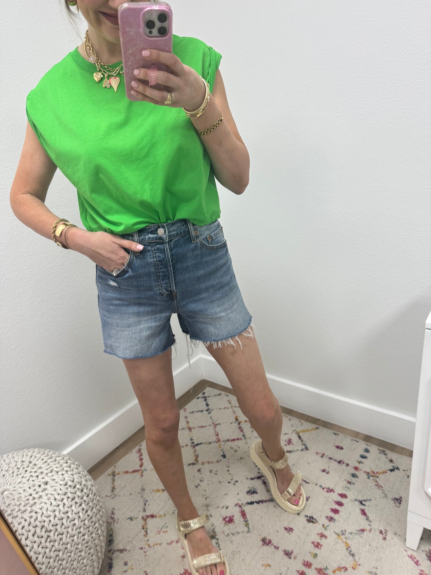 Tie Front Crop Short Sleeve (3 colors) FS